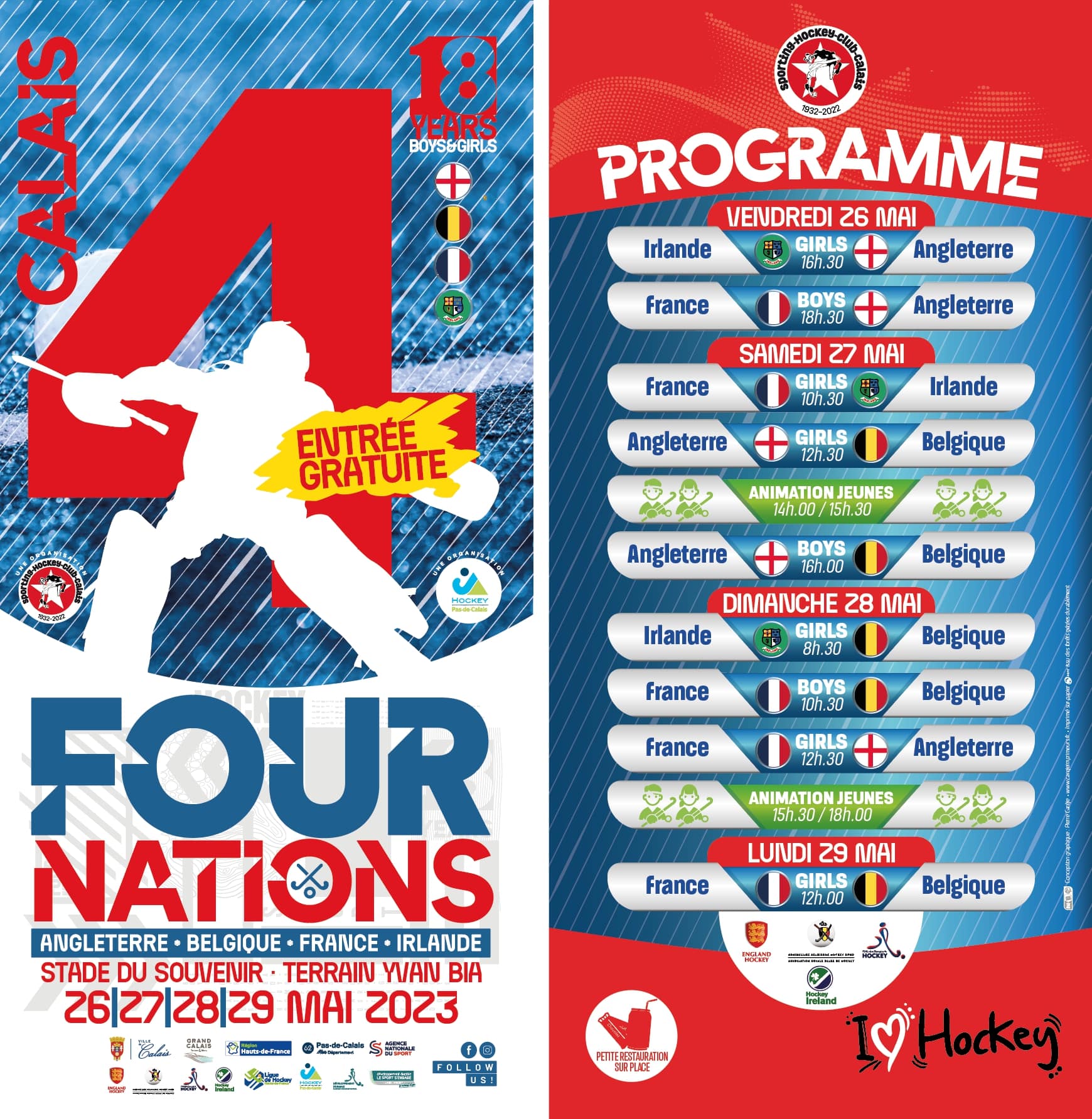 20230525 HOCKEY FOUR NATIONS HORAIRES