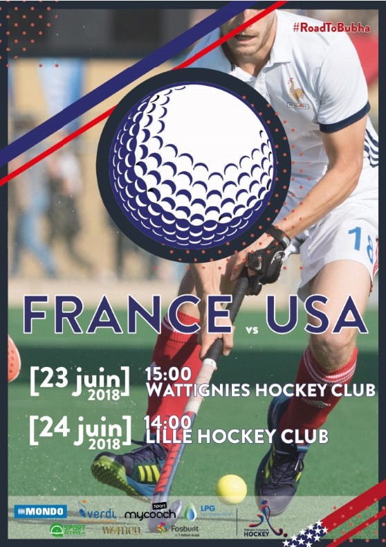 France vs USA juin2018 Affiche