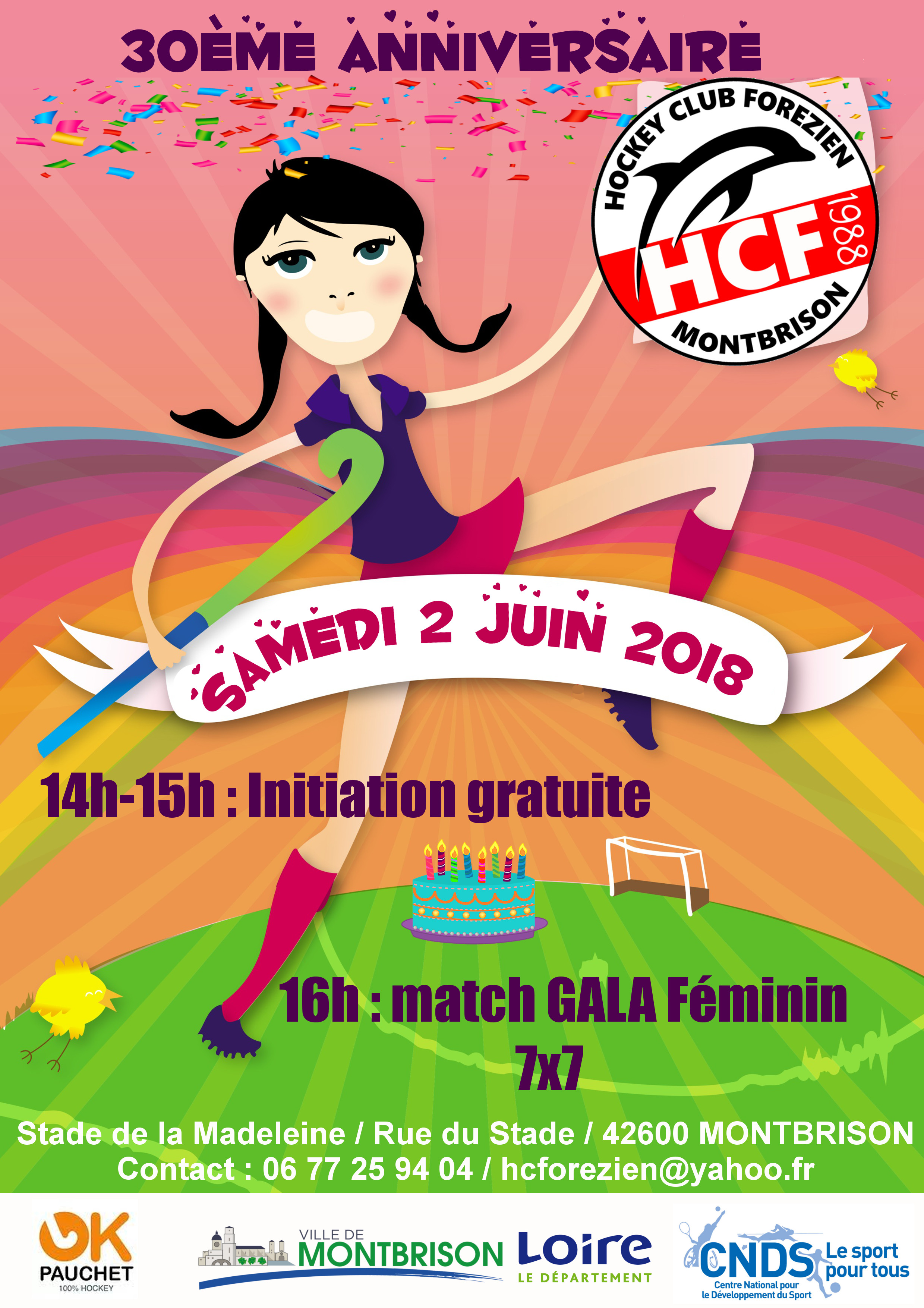 Affiche 30 ans HCF