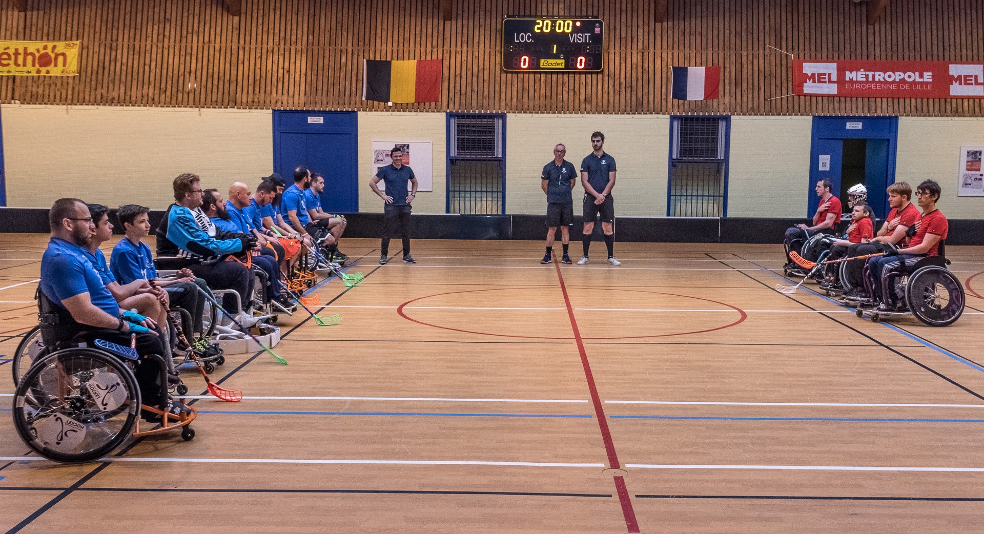 France Belgique Hockey Fauteuil déc. 2017