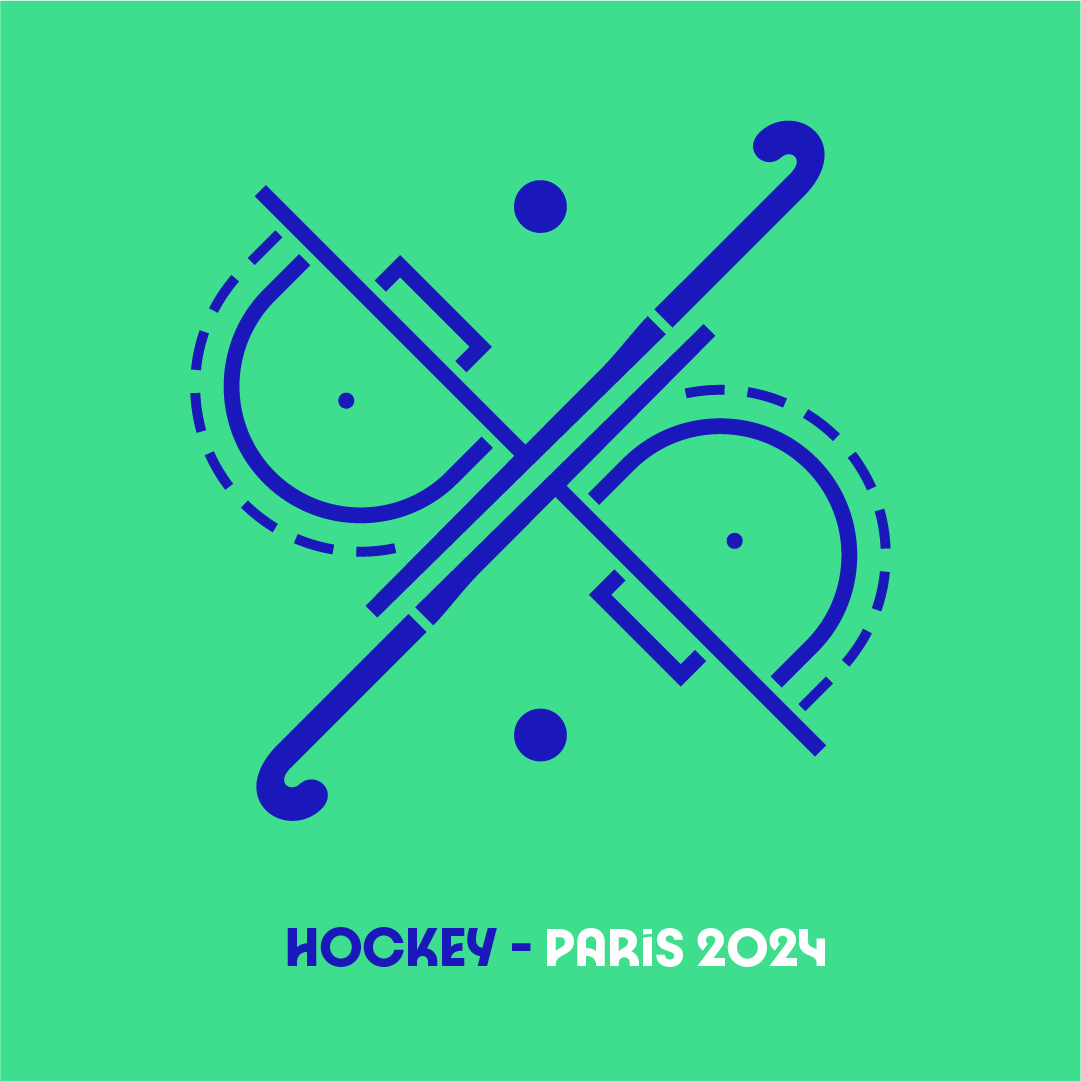 PARIS 2024 VISUELS PICTOGRAMMES HOCKEY 1 1