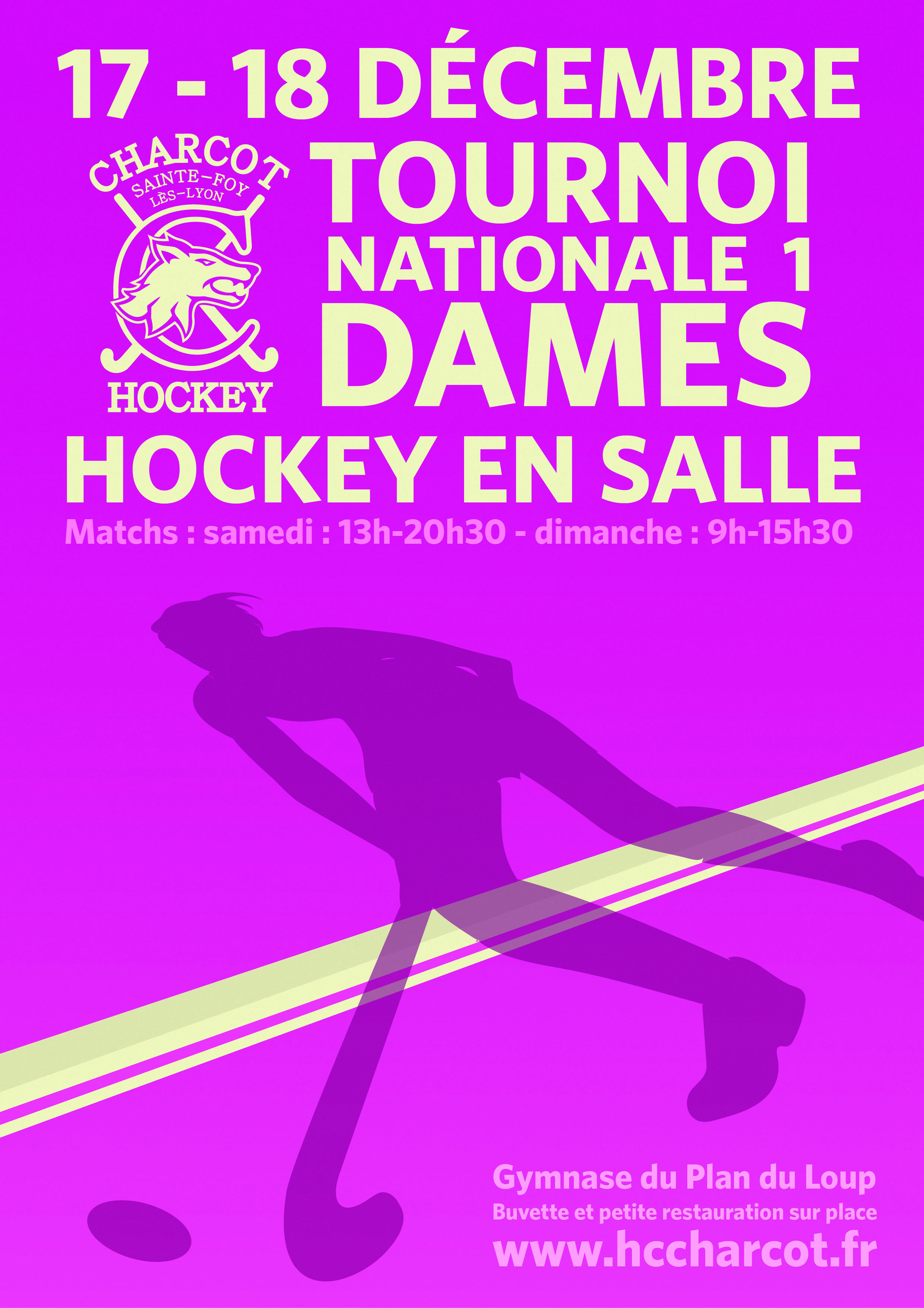 Affiche HCC tournoi N1 Dames