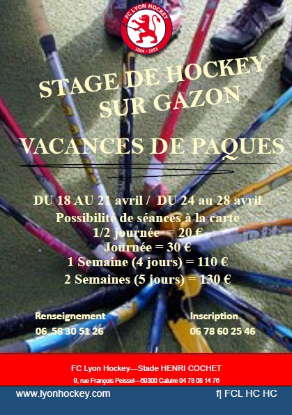 Affiche Stage Pâques FCL