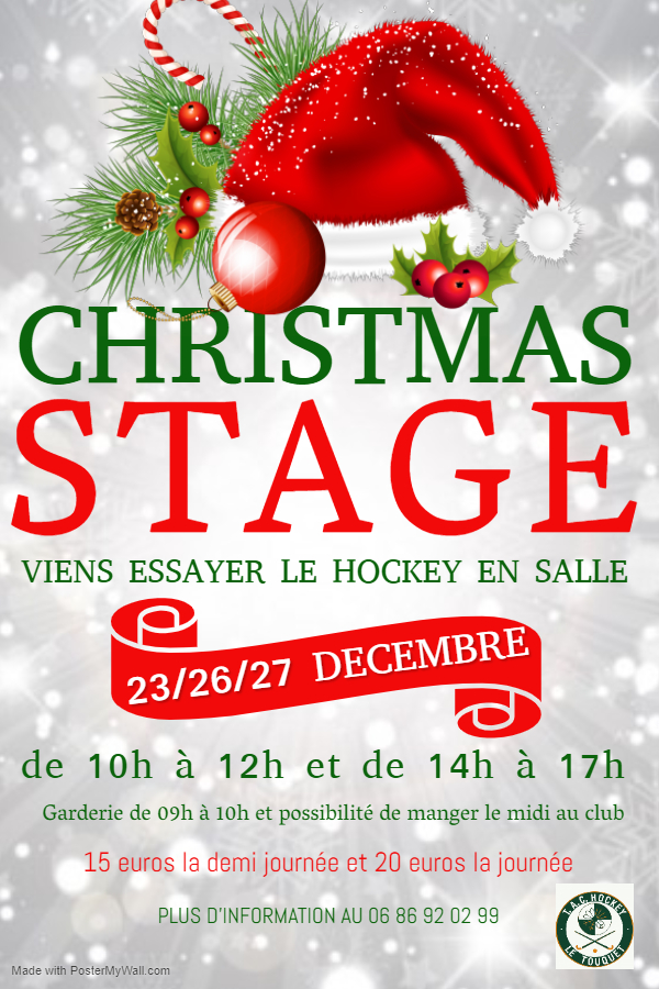 stage noel affiche TAC Hockey