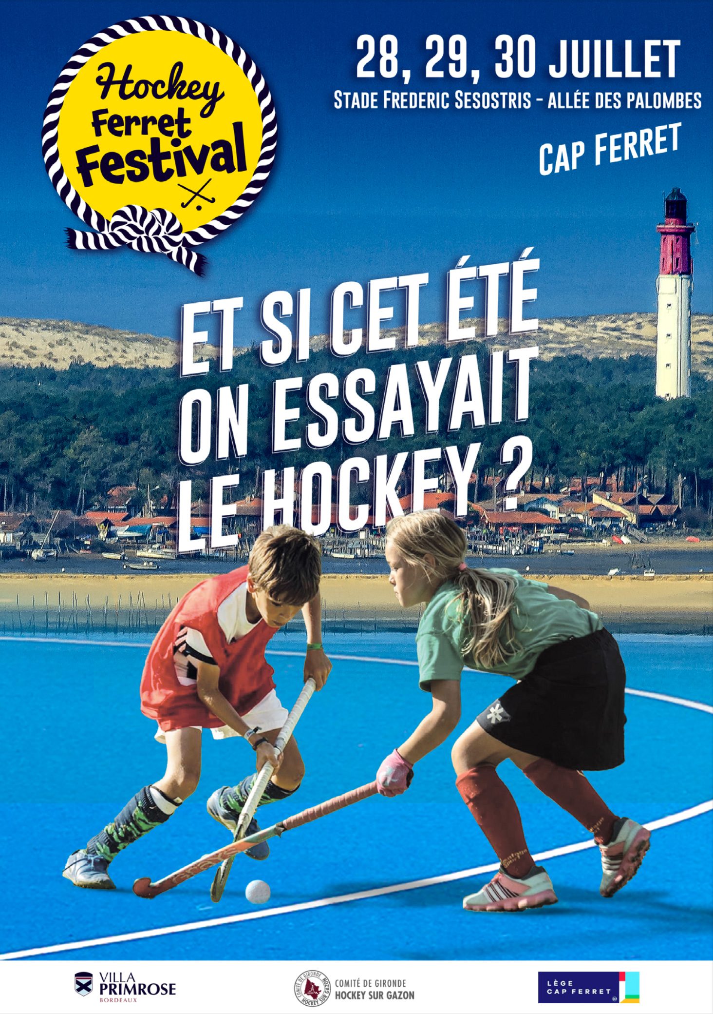 affiche hockey cap ferret juillet22