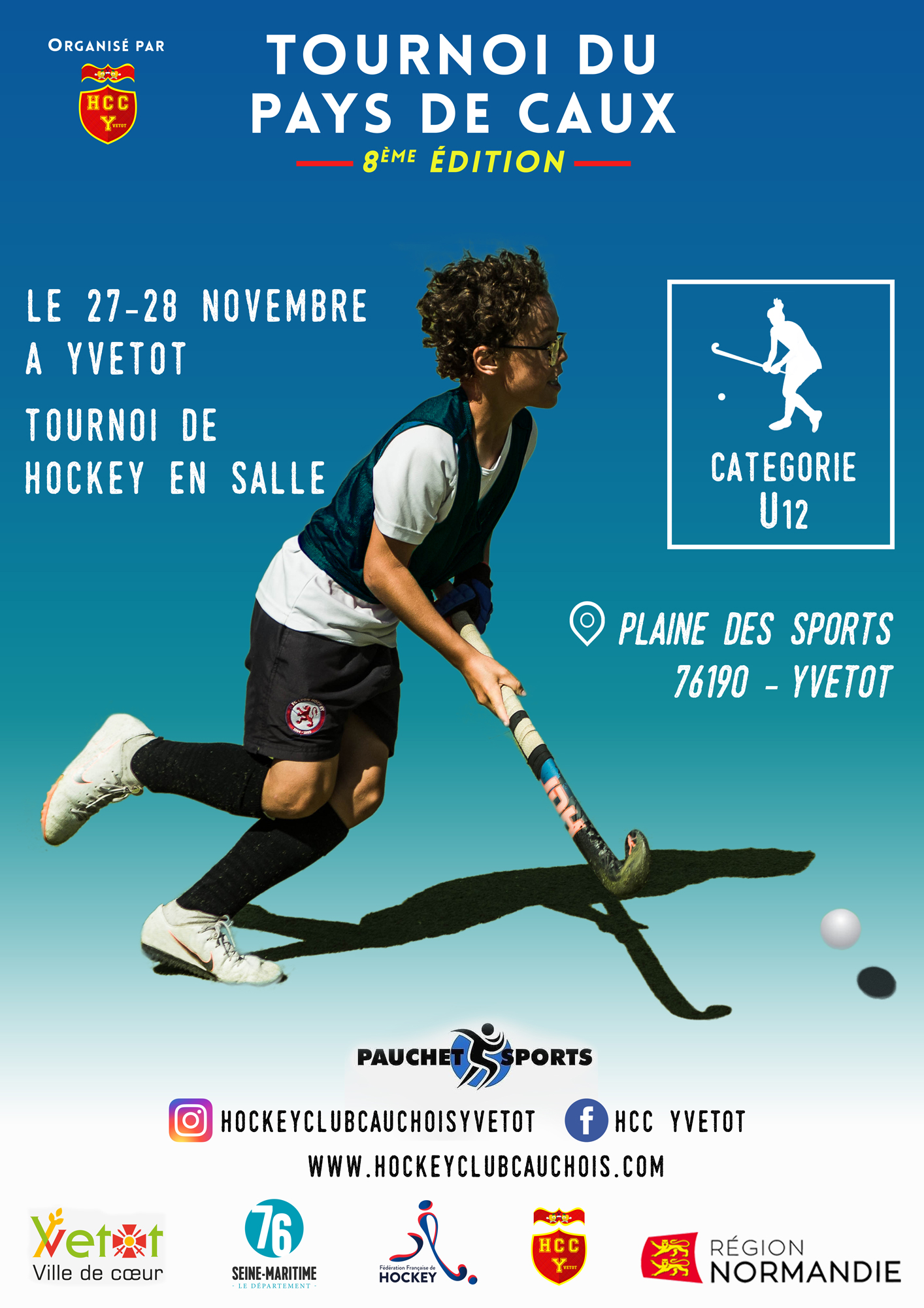 affiche tournoi pays de caux V.finale