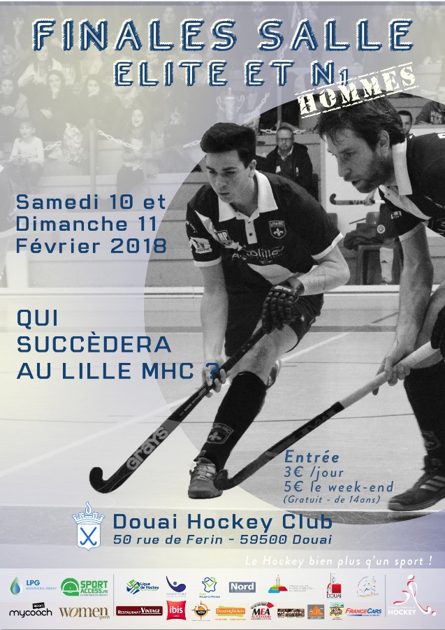 Affiche Finales Elite et N1 Hommes Salle 2018