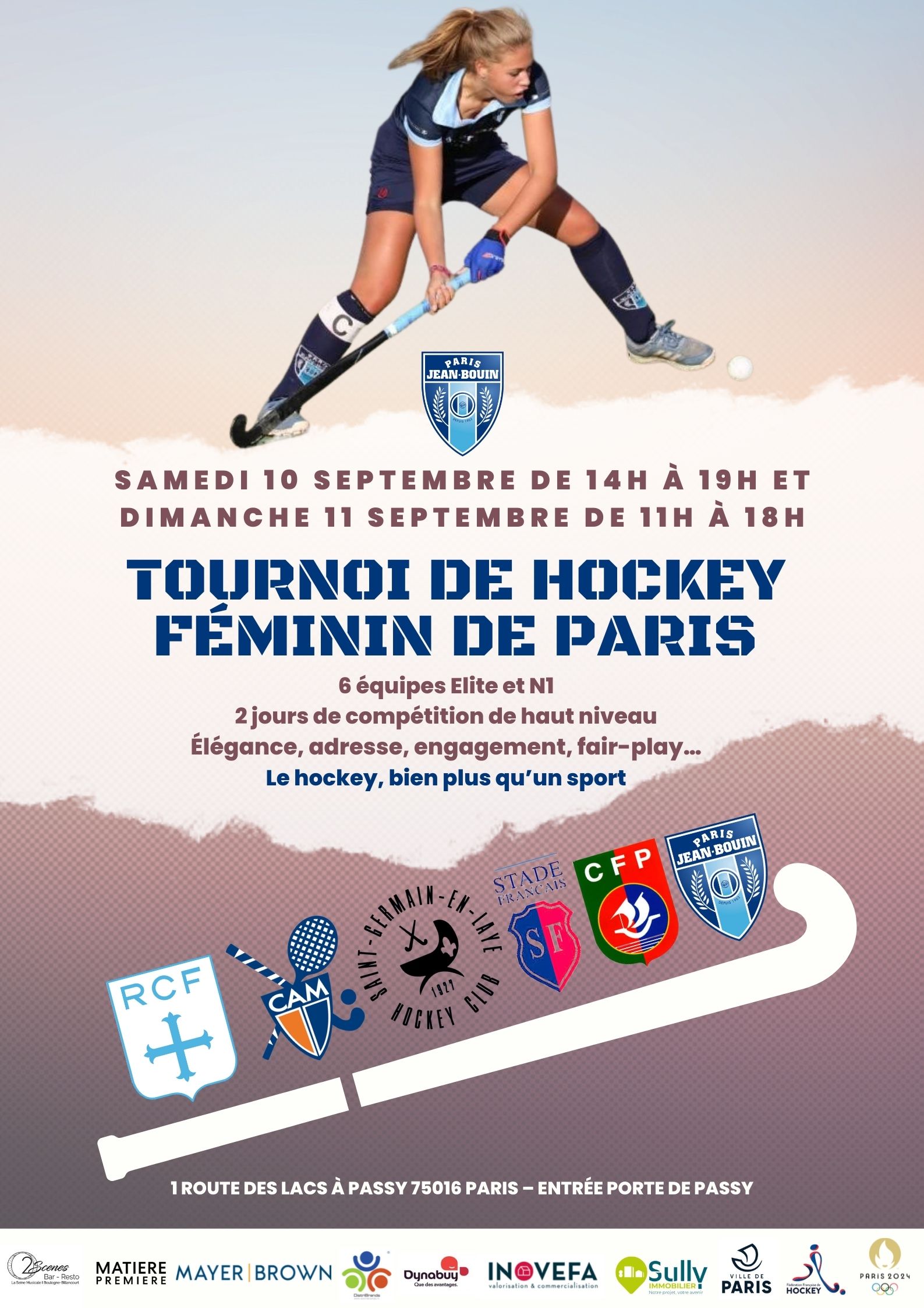tournoi de hockey féminin de Paris