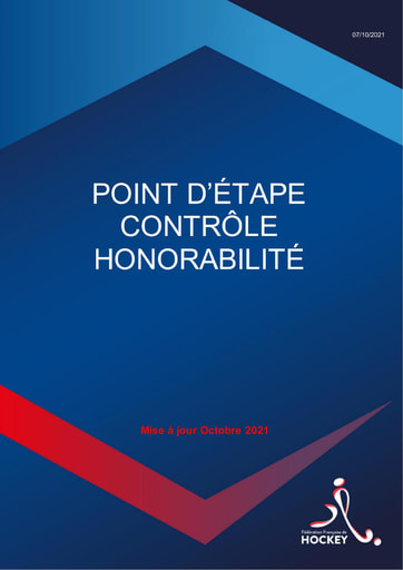 Point etape honorabilite octobre 2021