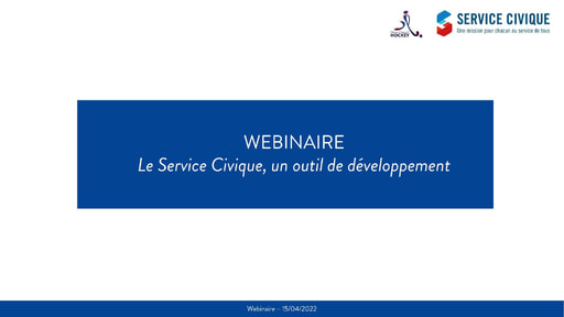 Webinaire FFH x Service Civique