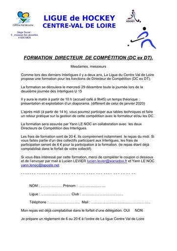 Courrier formation DC - word